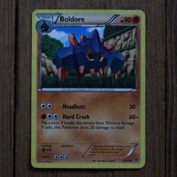 Pokemon "Boldore" Trading/Playing Card - Picture 1 of 6